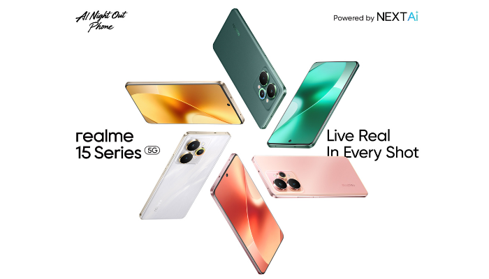 Real Phone Rilis 8 Oktober 2025, realme 15 Series 5G Usung Tema AI Night Out Phone ...